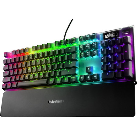 SteelSeries Apex PRO Keyboard - Cable Connectivity - USB Interface - Black