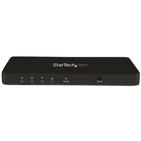 StarTech.com 4K HDMI Splitter - 4k 30Hz - 4 Port - Aluminum - Backward Compatible - HDMI Multi Port - HDMI Hub