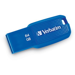 Verbatim 64GB Ergo USB 3.0 Flash Drive - Blue