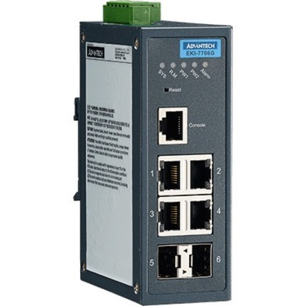 Advantech 4GE+2G SFP Managed Ethernet Switch