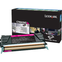 Lexmark Original Standard Yield Laser Toner Cartridge - Magenta - 1 Each