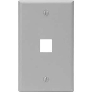 Leviton QuickPort 1 Socket Faceplate