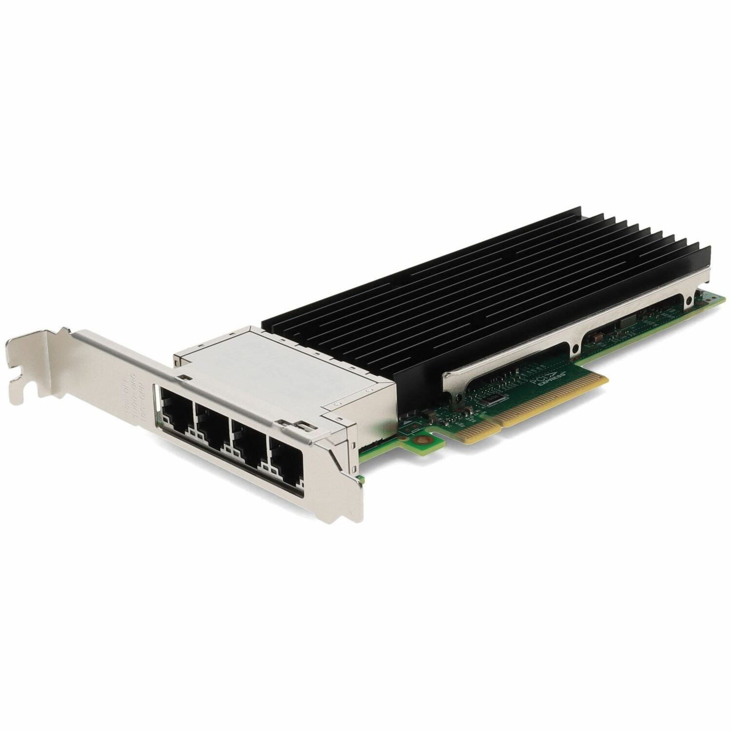 AddOn 10Gbs Quad RJ-45 Port 100m PCIe 3.0 x8 Network Interface Card