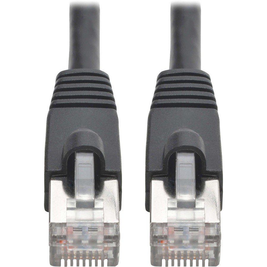 Eaton Tripp Lite Series Cat6a 10G Snagless Shielded STP Ethernet Cable (RJ45 M/M), PoE, Black, 35 ft. (10.67 m)