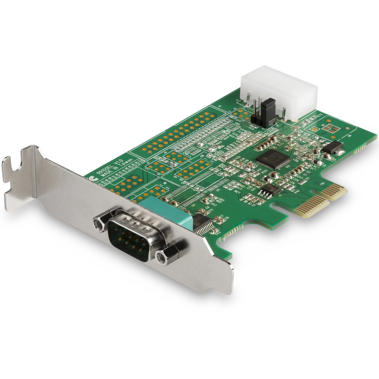 StarTech.com 1-port PCI Express RS232 Serial Adapter Card - PCIe Serial DB9 Controller Card 16950 UART - Low Profile - Windows/Linux