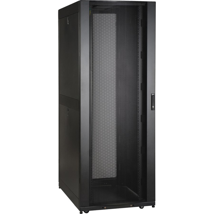 Tripp Lite by Eaton 48U SmartRack Wide Standard-Depth Rack Enclosure Cabinet with doors & side panels