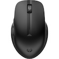 HP 435 Mouse - Bluetooth/Radio Frequency - USB Type A - 5 Button(s) - 4 Programmable Button(s) - Black - 1 Pack