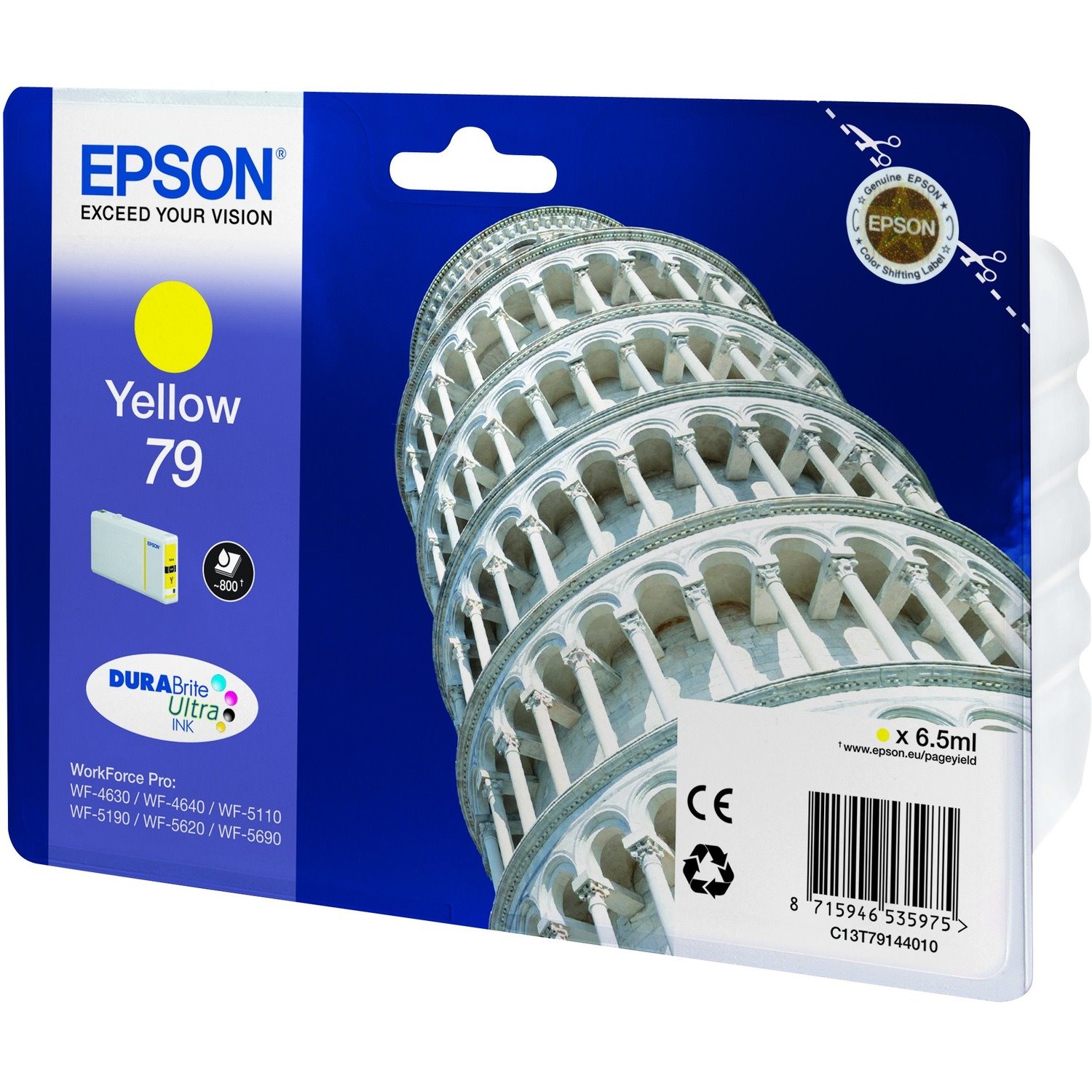 Epson 79 Original Inkjet Ink Cartridge - Yellow - 1 / Pack