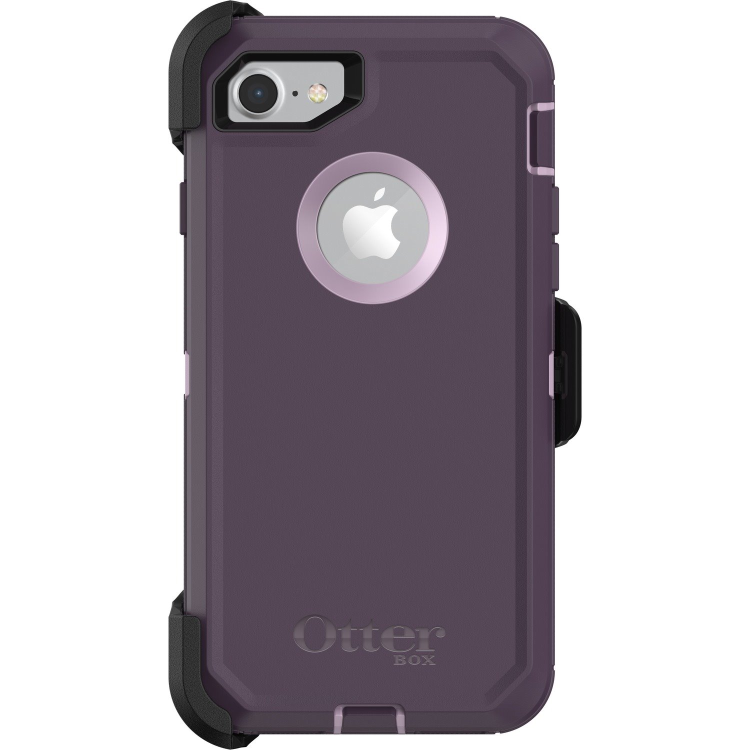 OtterBox Defender Carrying Case (Holster) Apple iPhone 8, iPhone 7 Smartphone - Purple Nebula