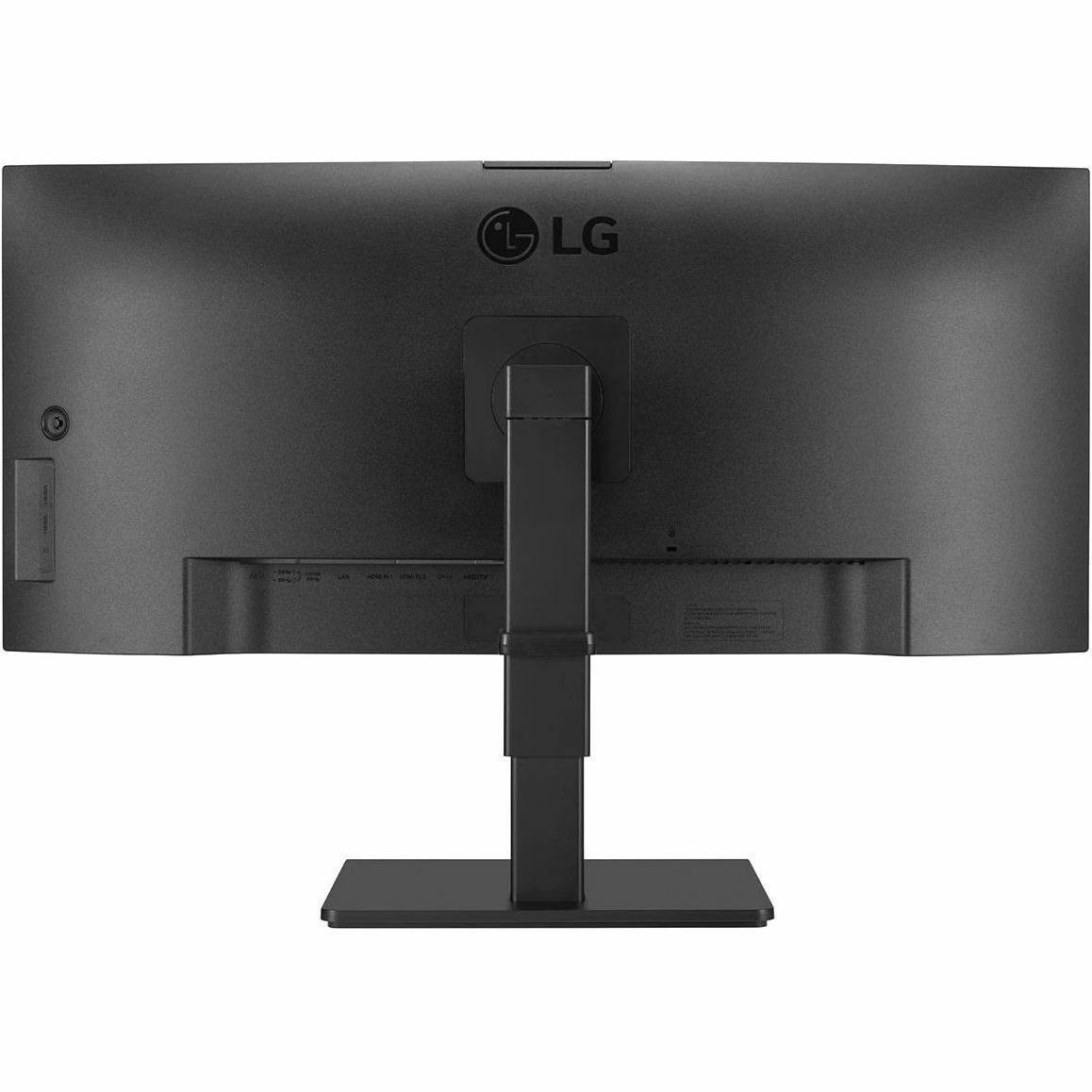 LG Ultrawide 34BQ77QC-B 34" Class Webcam WQHD Curved Screen LCD Monitor - 21:9 - Textured Black