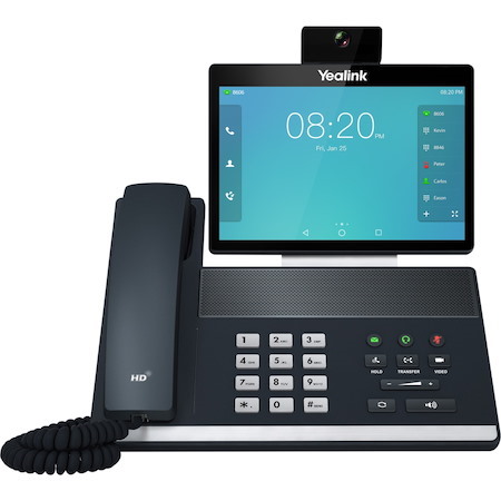 Yealink VP59 IP Phone - Corded - Corded/Cordless - Wi-Fi, Bluetooth - Desktop - Classic Gray