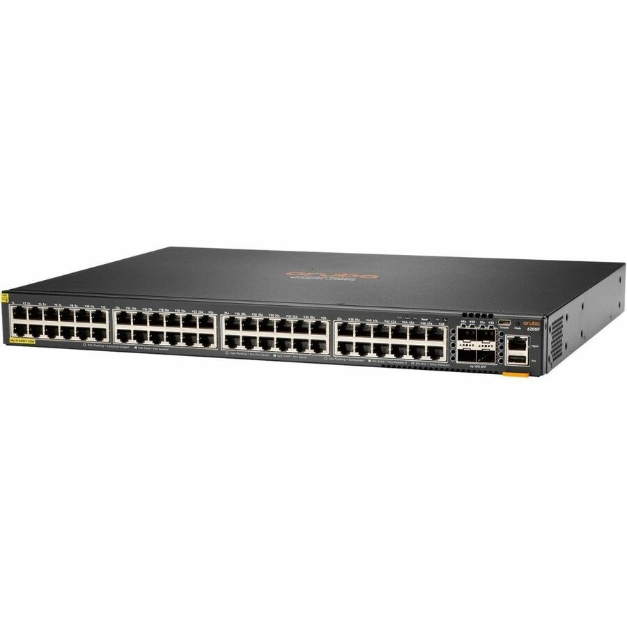 Aruba CX 6200 48.0 Ports Manageable Ethernet Switch - Gigabit Ethernet, 10 Gigabit Ethernet - 10/100/1000Base-T, 10GBase-X