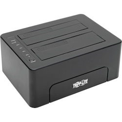 Tripp Lite by Eaton USB-C to Dual SATA Quick Dock - USB 3.1 Gen 2 (10 Gbps) 2.5/3.5 in. HDD/SDD Thunderbolt 3