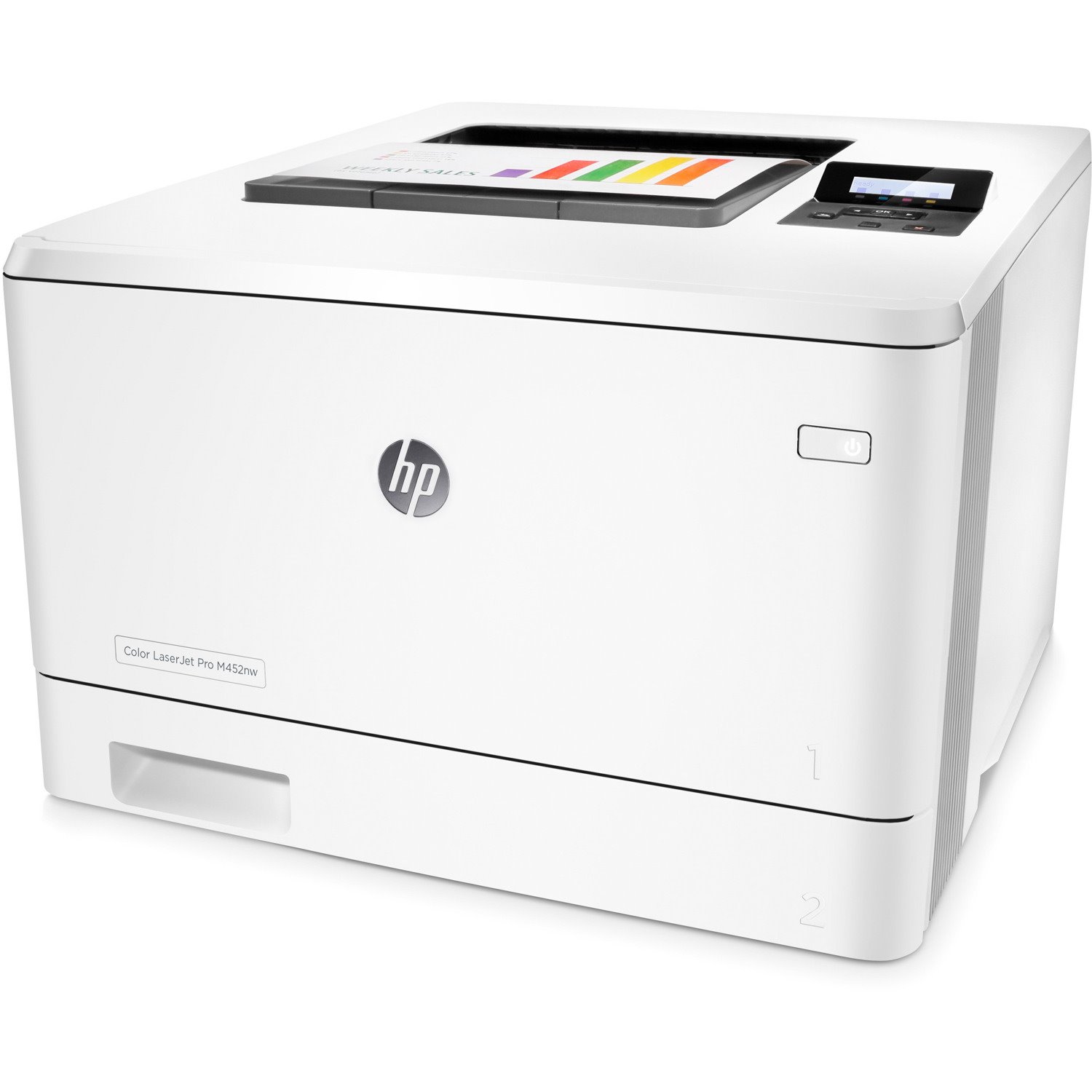 HP LaserJet Pro M452NW Desktop Laser Printer - Colour