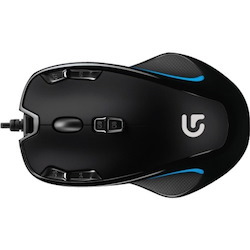 Logitech G300S Gaming Mouse - USB - Optical - 9 Button(s) - Black