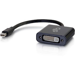C2G Mini DisplayPort to DVI Adapter - Mini DP to DVI-D Active Converter - Black