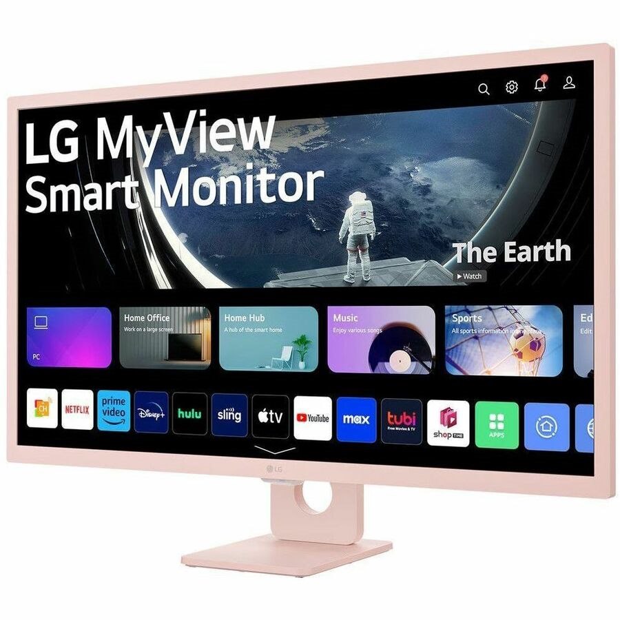 LG MyView 32SR50F-P 32" Class Full HD Smart LCD Monitor - 16:9 - Pink