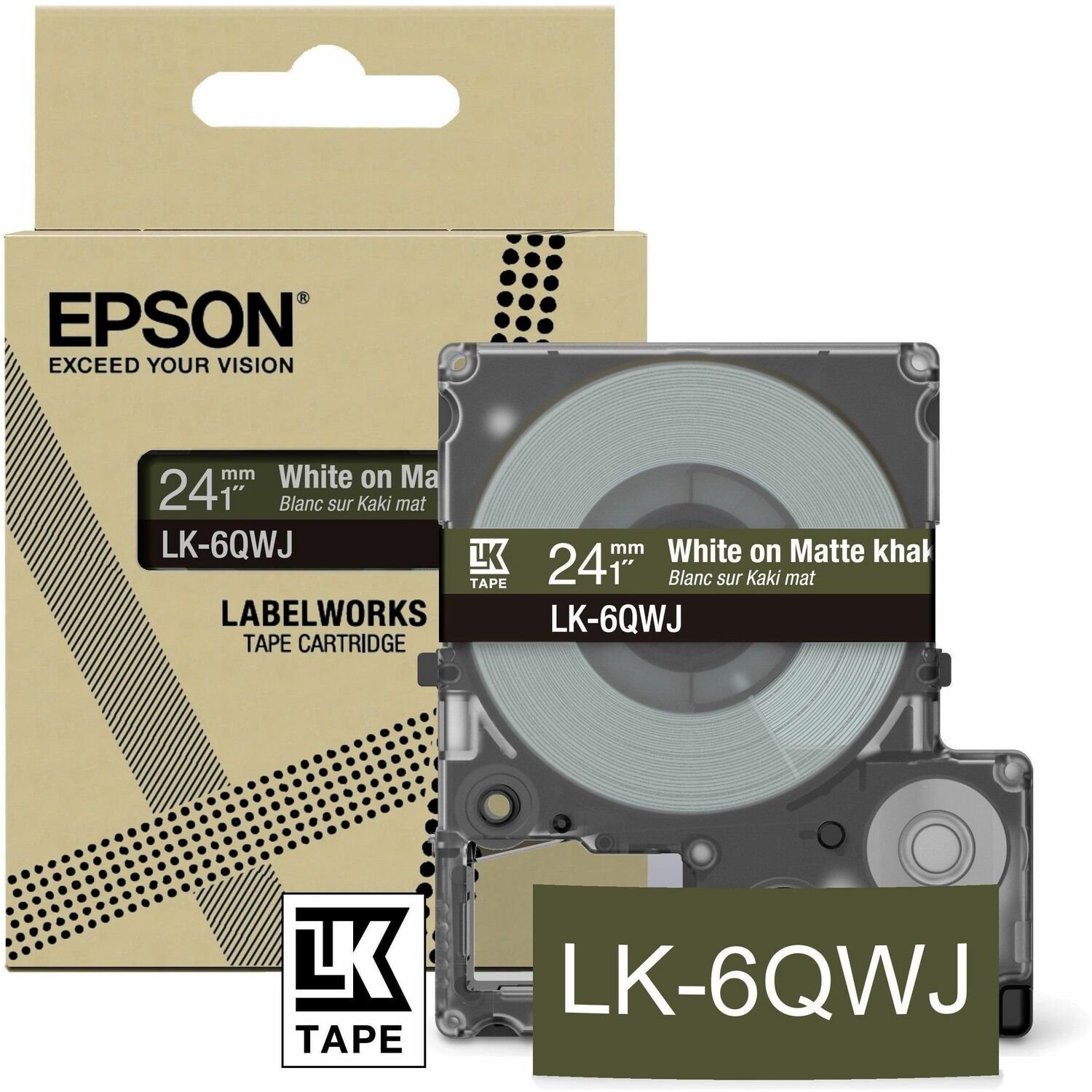Epson LK-6QWJ Label Tape
