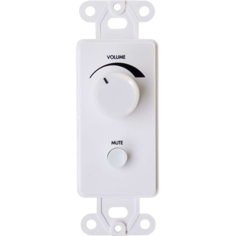 C2G 1-Gang Volume Control Wall Plate - White