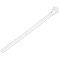 StarTech.com 6"(15cm) Reusable Cable Ties, 1-3/8"(35mm) Dia. 50lb(22Kg) Tensile Strength, Nylon, In/Outdoor, UL Listed, 100 Pack, White