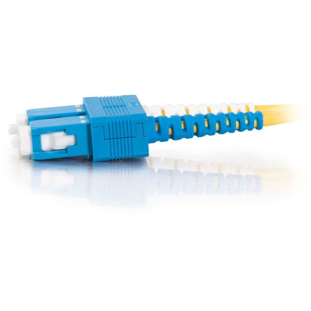 C2G-10m SC-SC 9/125 OS1 Duplex Singlemode Fiber Optic Cable (Plenum-Rated) - Yellow