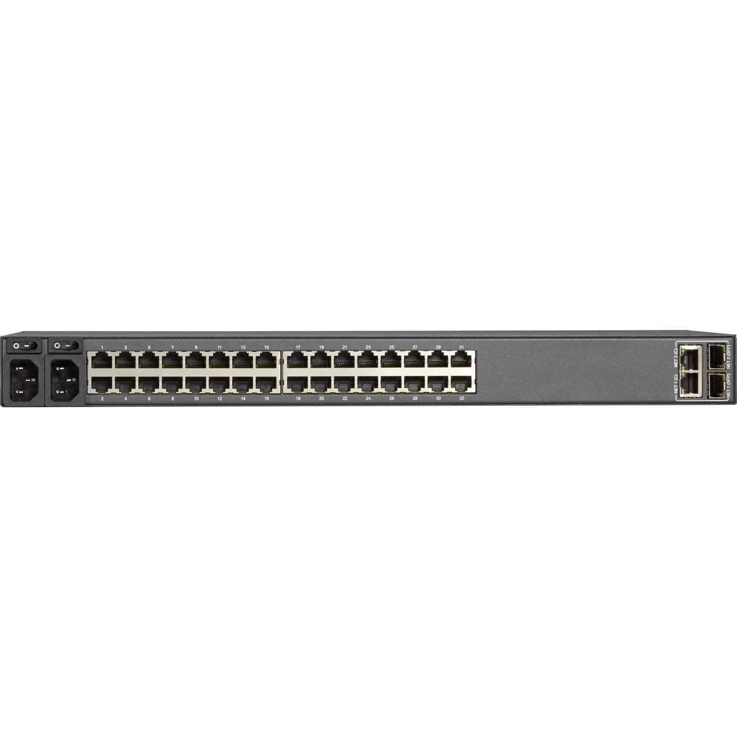 Black Box LES1700 Series Console Server - POTS Modem, Dual 10/100/1000