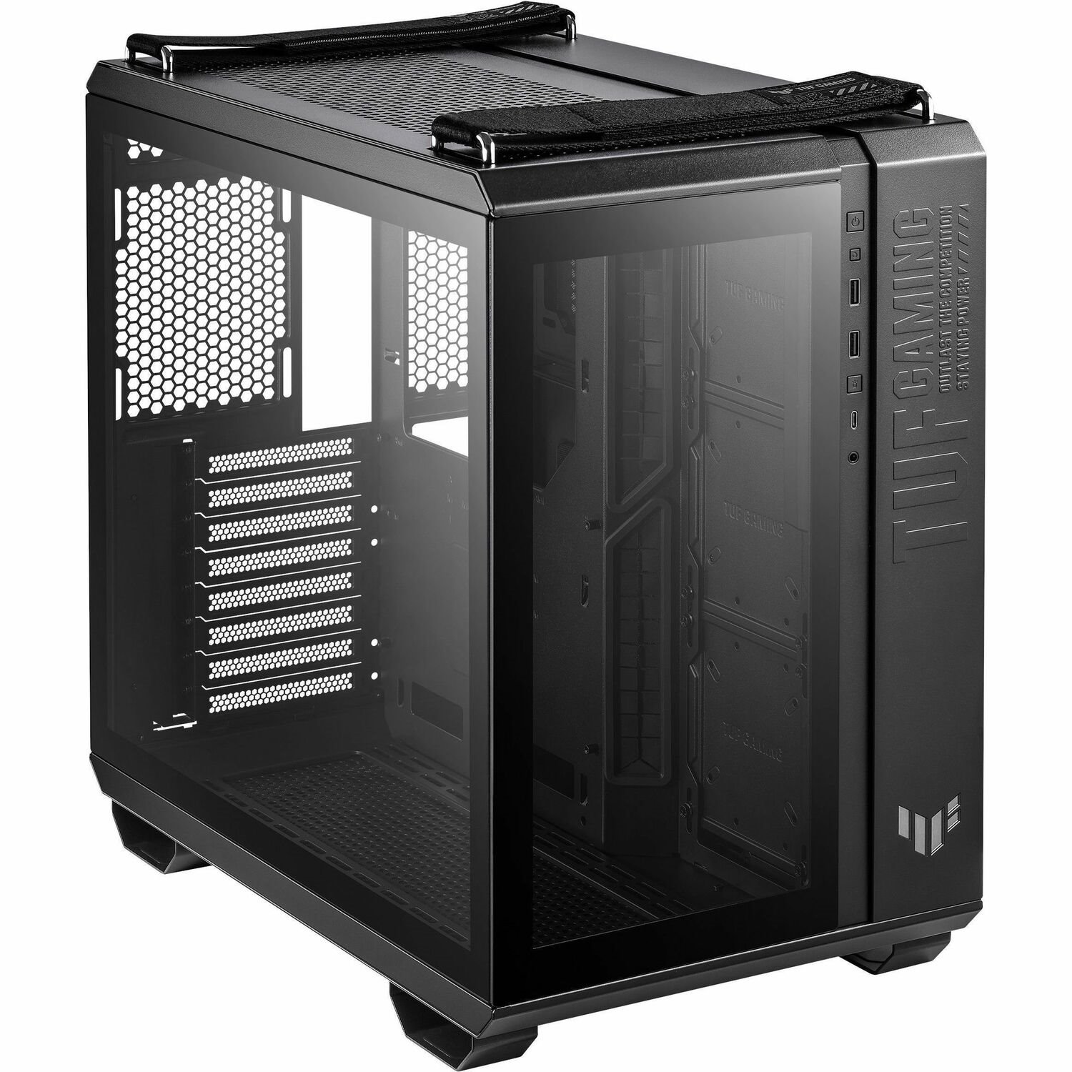 TUF GT502 Gaming Computer Case - ATX Motherboard Supported - Mid-tower - Tempered Glass - Black