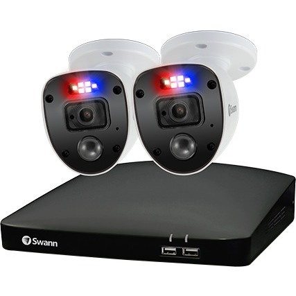 Swann Enforcer SWDVK-446802SL 4 Channel Night Vision Wired Video Surveillance System 1 TB HDD