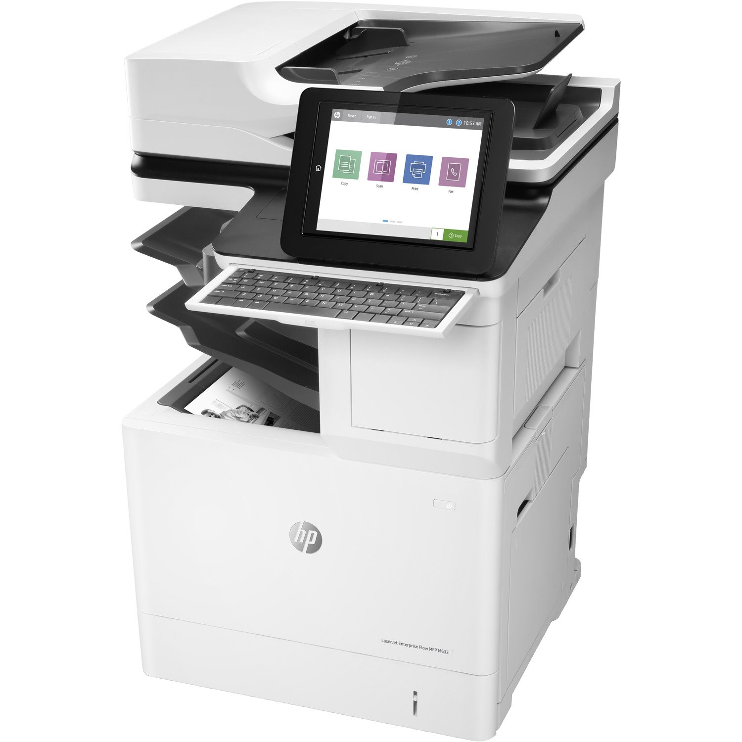 HP LaserJet M632z Laser Multifunction Printer - Monochrome