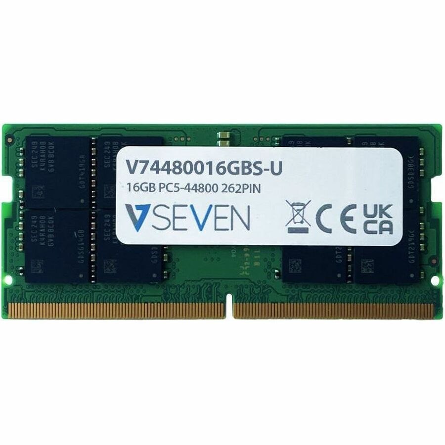 V7 16GB DDR5 PC5-44800 262Pin 5600Mhz DIMM Unbuffered Single CL46 1.1v