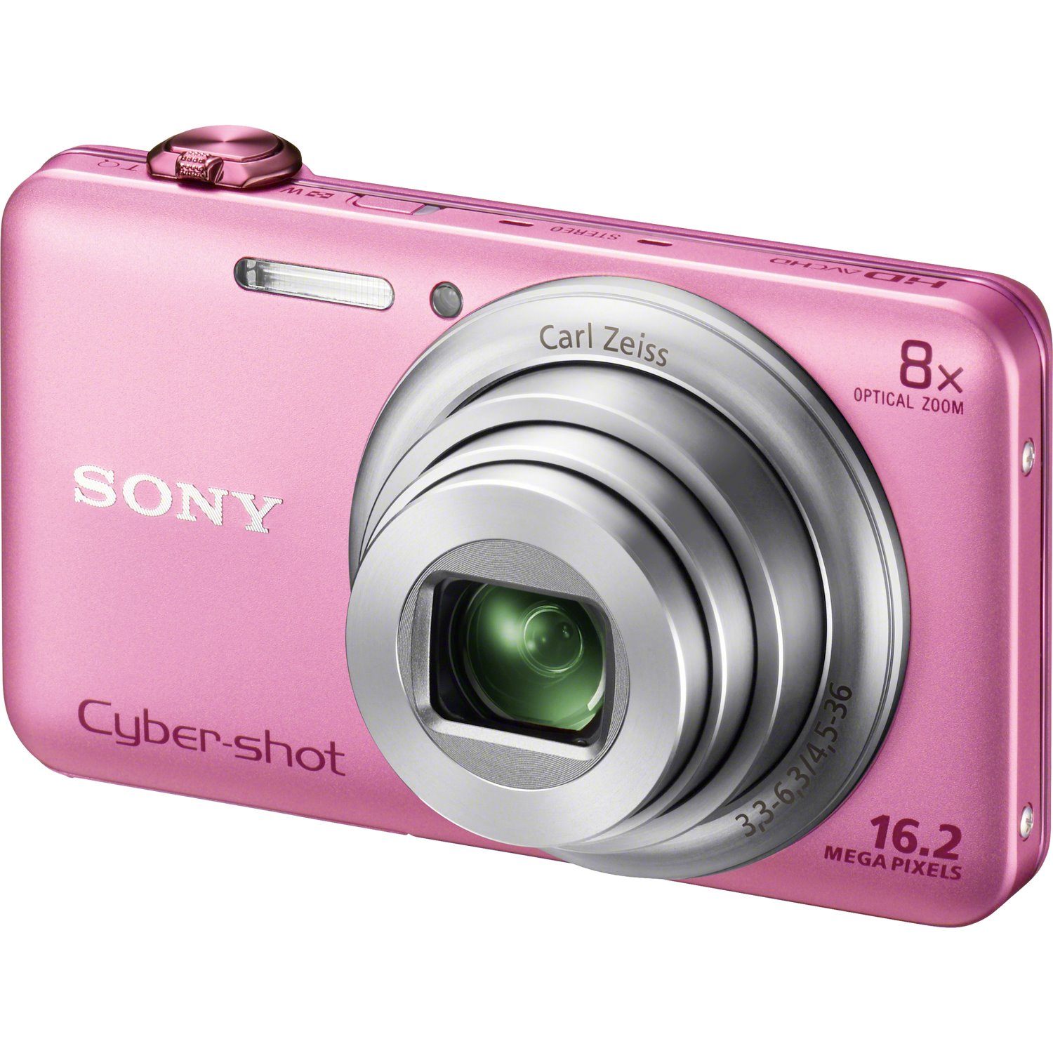 Sony Cyber-shot DSC-WX60 16.2 Megapixel Compact Camera - Pink