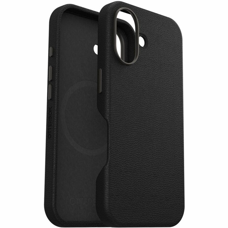 OtterBox Symmetry Case for Apple iPhone 16 Smartphone - Noir Ash (Black)