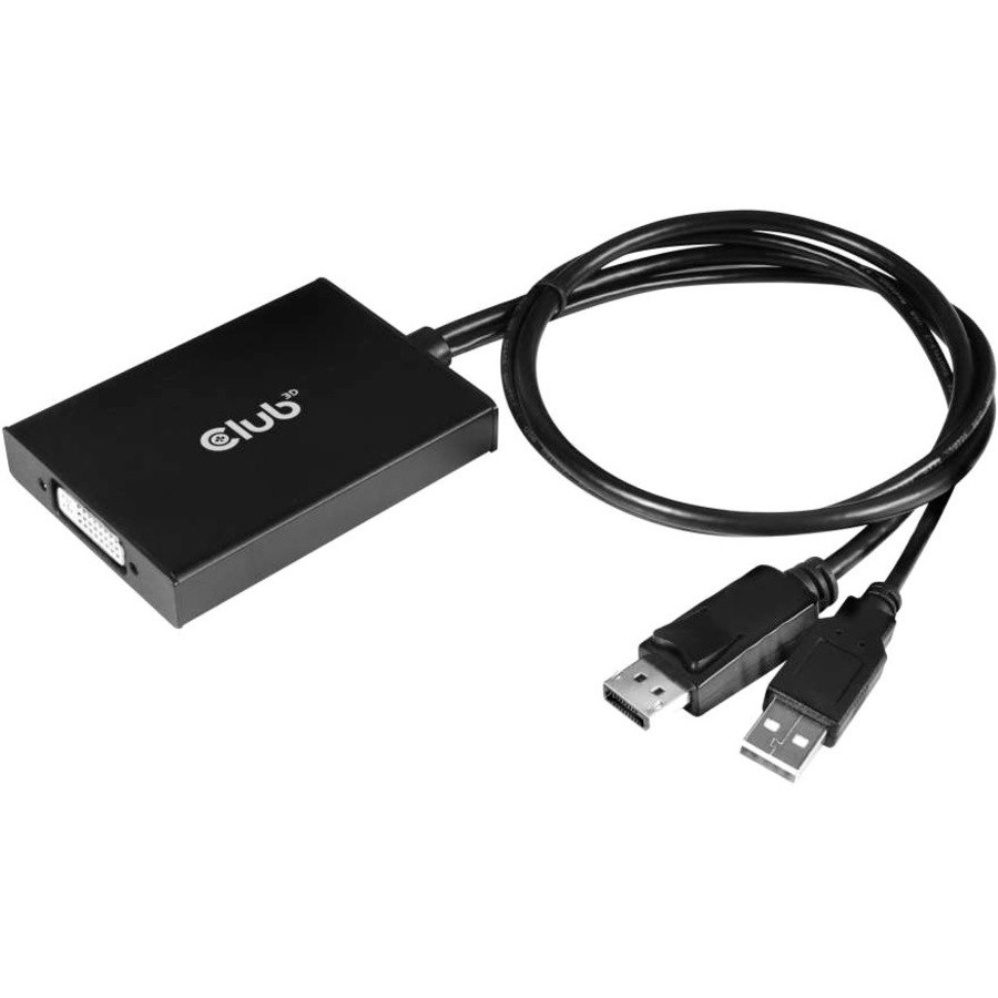 Club 3D DisplayPort to Dual Link DVI-I Active Adapter