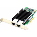 AddOn ADD-PCIE3-2RJ45-10G 10Gigabit Ethernet Card for Server - 10GBase-T - Plug-in Card