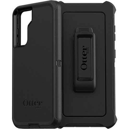 OtterBox Defender Rugged Carrying Case (Holster) Samsung Galaxy S21 5G Smartphone - Black