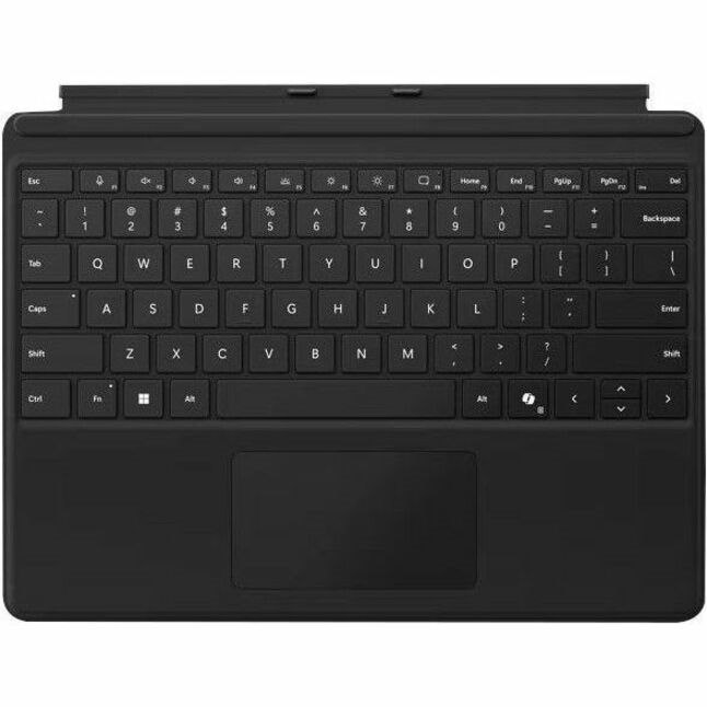 Microsoft Keyboard/Cover Case Microsoft Surface Pro 9, Surface Pro 8, Surface Pro X Tablet - Black