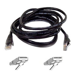 Belkin A3L980B01M-BLKS 1 m Category 6 Network Cable