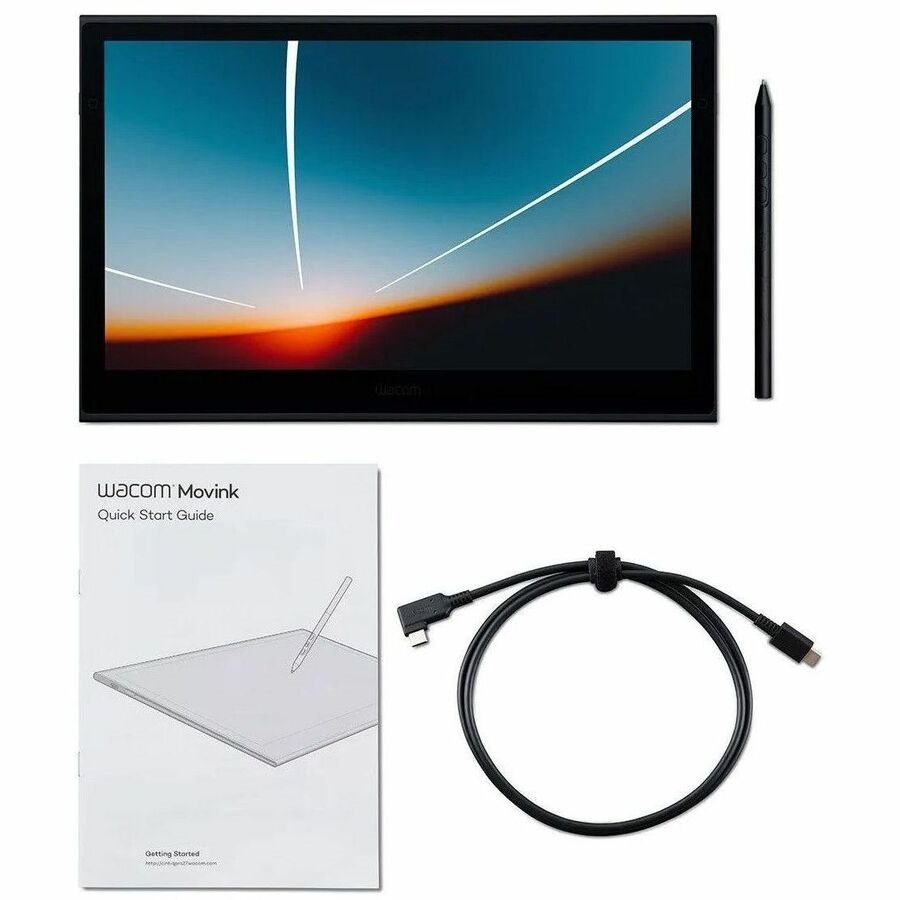 Wacom Movink Graphics Tablet - 33.8 cm (13.3") OLED - 5080 lpi Full HD - Touchscreen - Multi-touch Screen - Cable