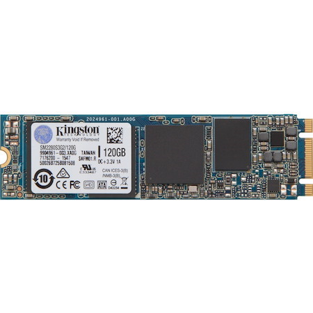 Kingston SSDNow 120 GB Solid State Drive - M.2 2280 Internal - SATA (SATA/600)