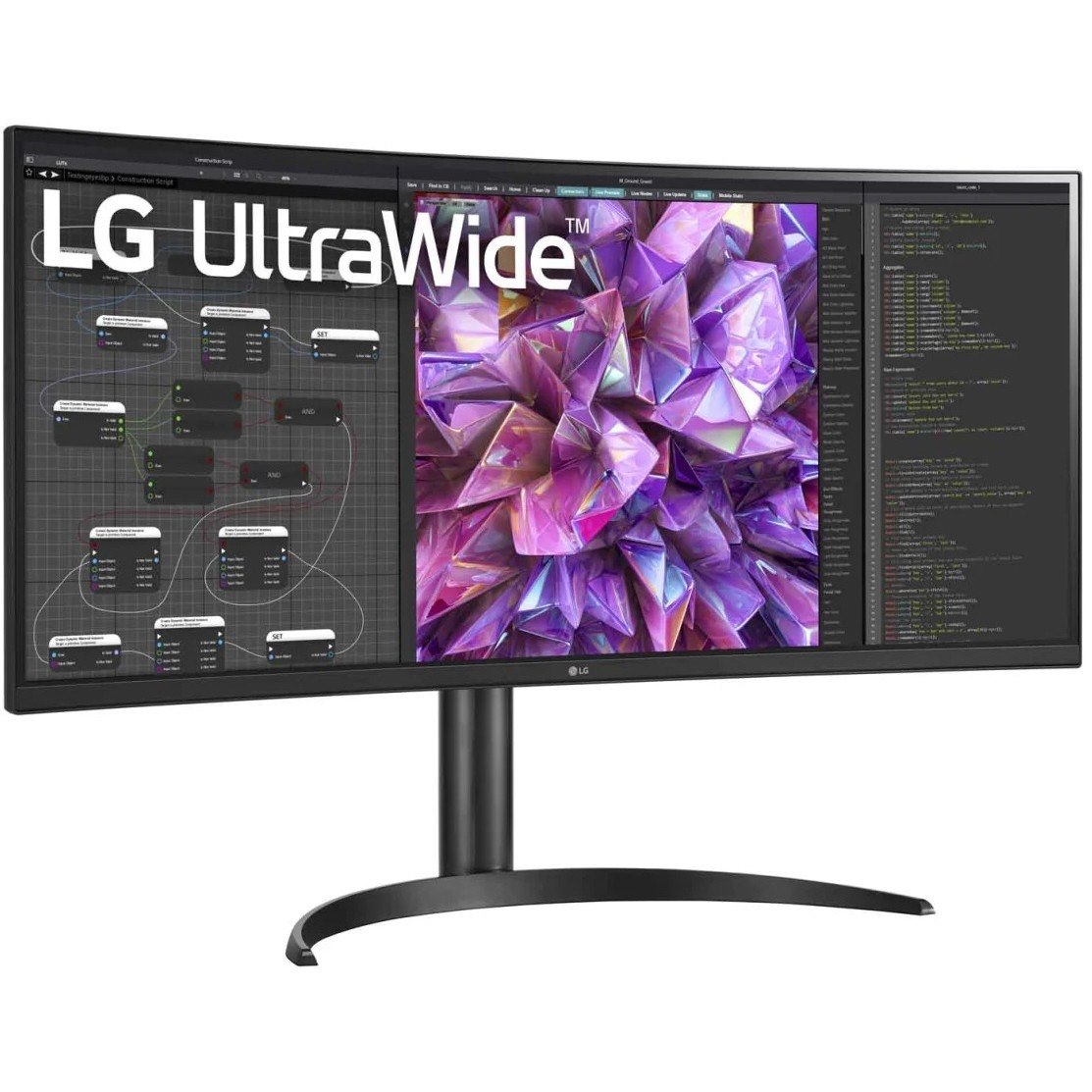 LG Ultrawide 34WQ75C-B 34" Class QHD Curved Screen LCD Monitor - 21:9