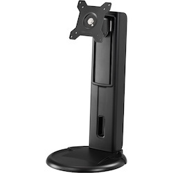 Amer Mounts Height Adjustable Single Monitor Stand for 15" - 24" LCD/LED Flat Panel Screens