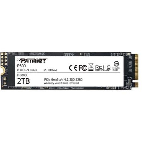 Patriot Memory P300 2 TB Solid State Drive - M.2 2280 Internal - PCI Express NVMe (PCI Express NVMe 3.0 x4)