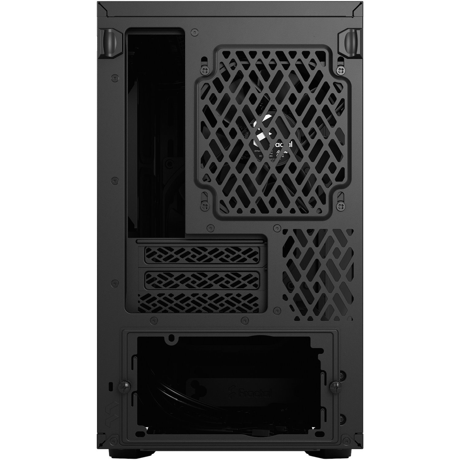 Fractal Design Define 7 Nano Computer Case - Mini DTX, Mini ITX Motherboard Supported - Tower - Steel, Brushed Aluminium - Black