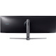 Samsung C49HG90DMN 49" Class Curved Screen LCD Monitor - 32:9 - Charcoal Black, Titanium