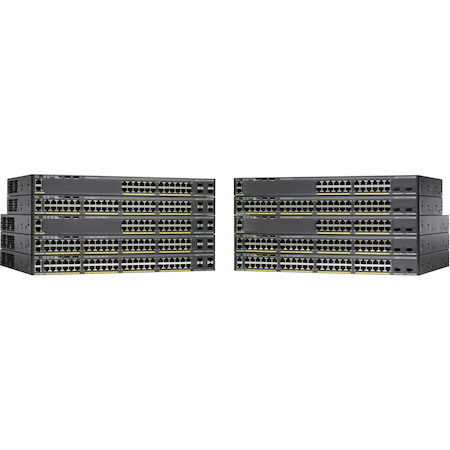 Cisco Catalyst 2960-X 48 Ports Ethernet Switch - Gigabit Ethernet - 10/100/1000Base-T, 1000Base-X