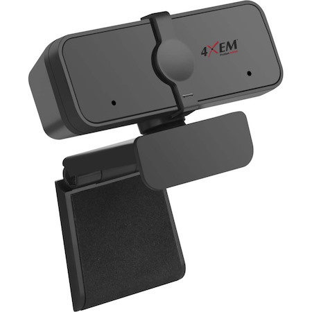 4XEM Webcam - 8 Megapixel - 30 fps - Black - USB 2.0 Type A