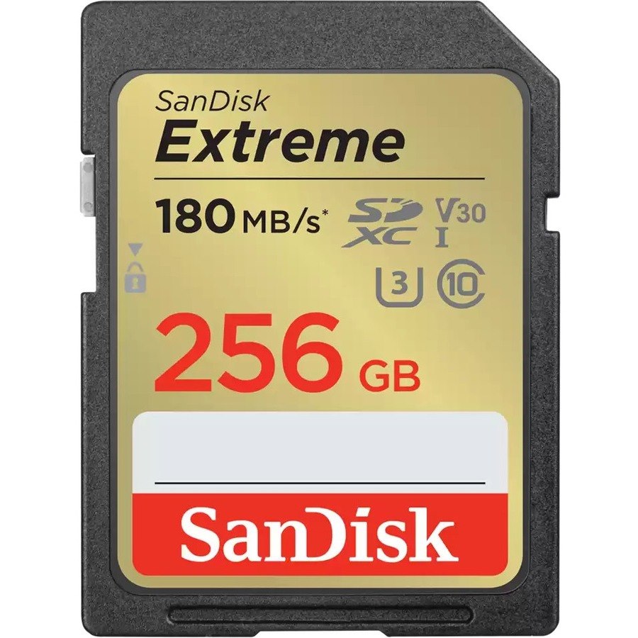 SanDisk Extreme 256 GB Class 10/UHS-I (U3) V30 SDXC