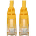 Eaton Tripp Lite Series Cat6 Gigabit Snagless Molded (UTP) Ethernet Cable (RJ45 M/M), PoE, Yellow, 6-in. (15.24 cm)