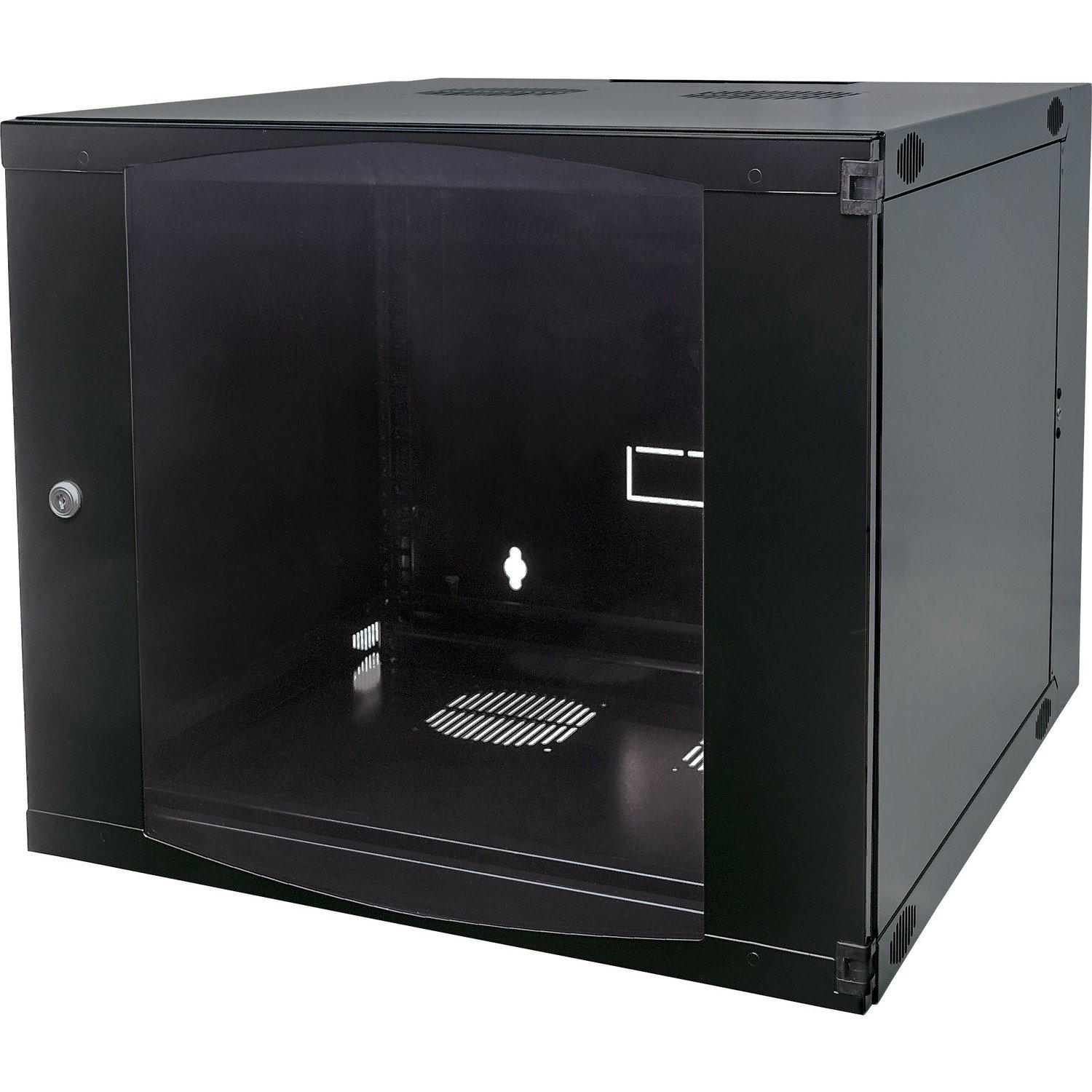 Intellinet Network Cabinet, Wall Mount (Double Section), 12U, 600mm Depth, Black, Flatpack, Max 30kg, 19" , Three Year Warranty