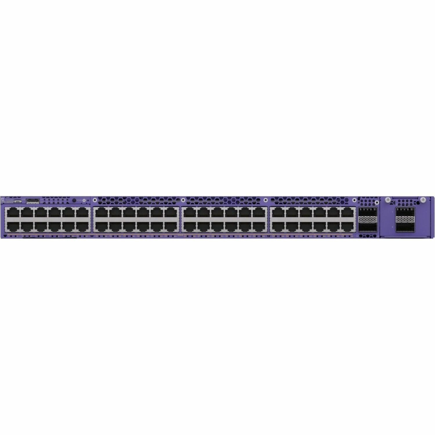 Extreme Networks 5720 5720-48MXW 48 Ports Manageable Ethernet Switch - 10 Gigabit Ethernet - 10GBase-T, 5GBase-T, 2.5GBase-T, 10/100/1000Base-T, 10GBase-X - TAA Compliant